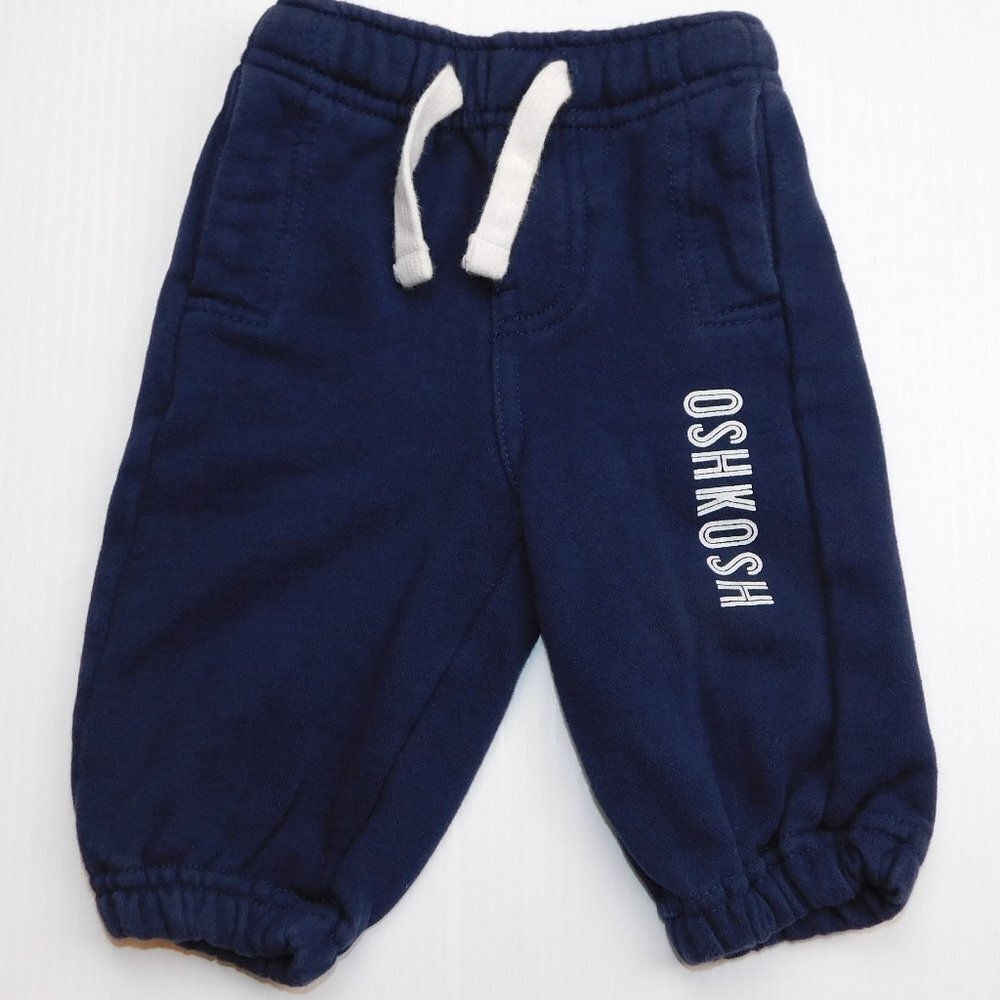 Oshkosh B'gosh Blue Jogger Sweatpant Baby Boys 9 Months 9m